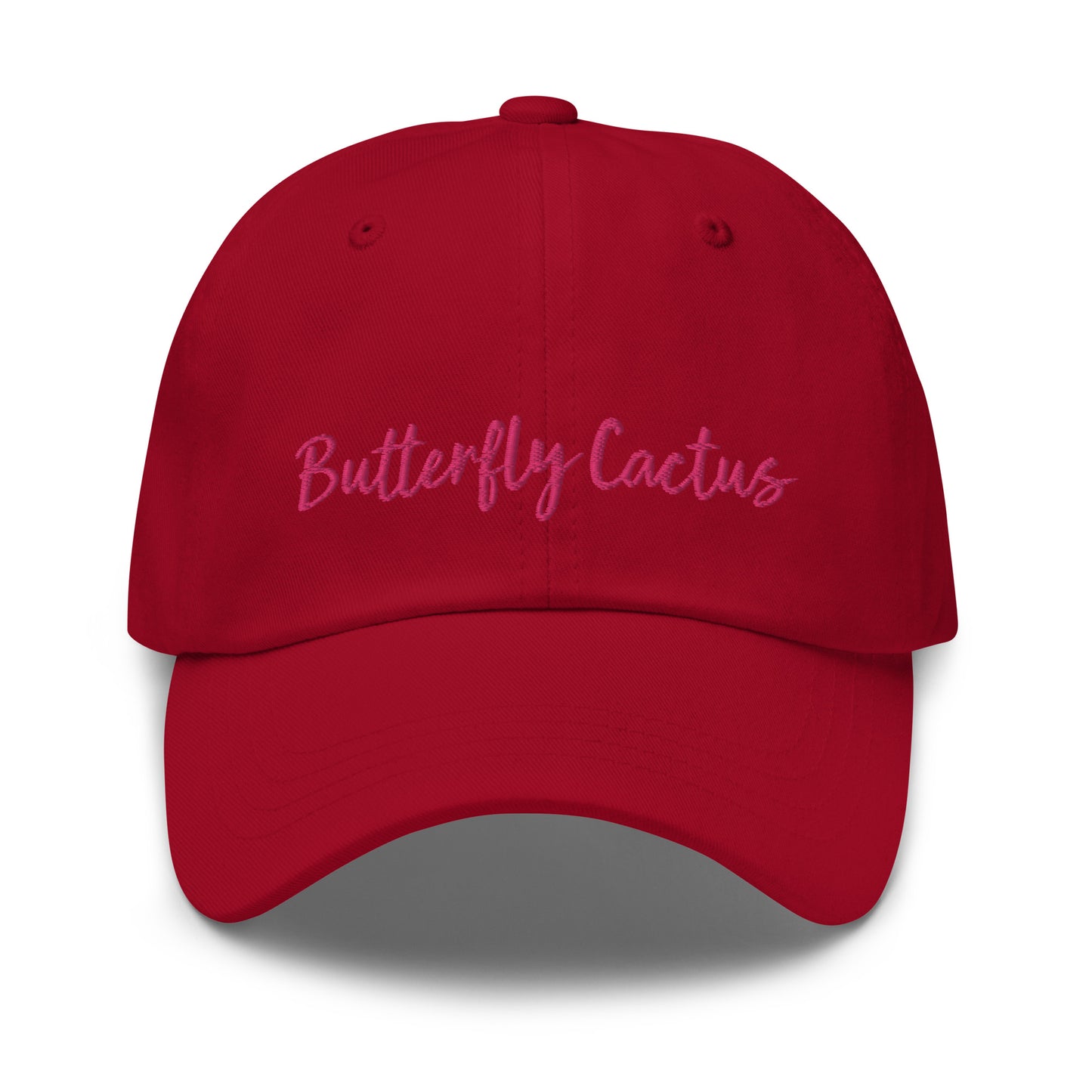 Pink Butterfly Cactus Mama Hat