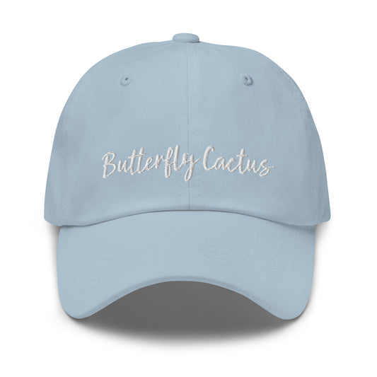 White Butterfly Cactus Mama Hat