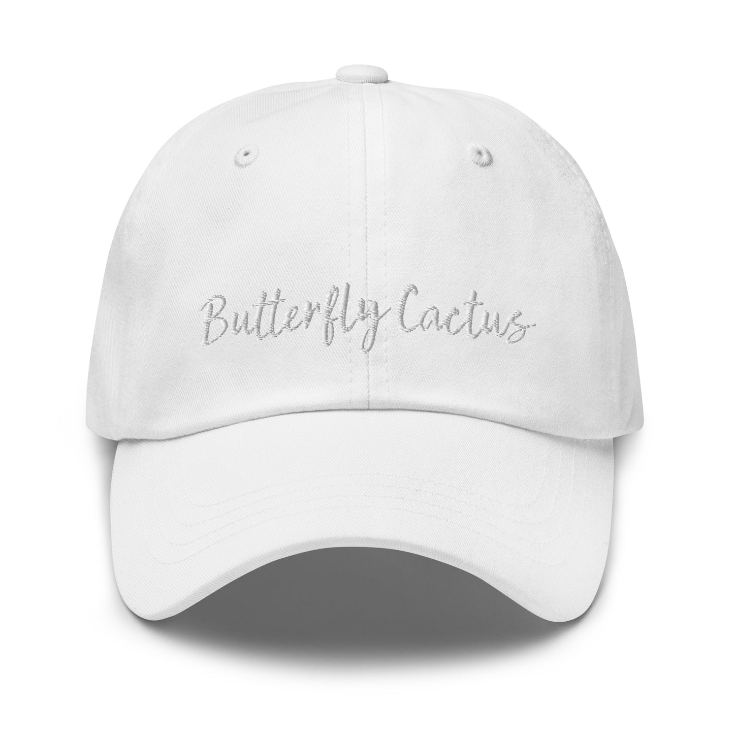 White Butterfly Cactus Mama Hat