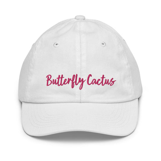 Pink Butterfly Cactus Mini Hat